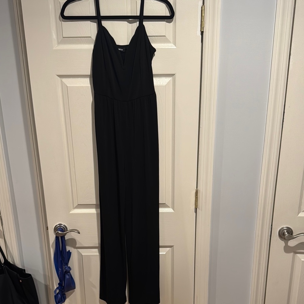 Express Black Spaghetti Strap Jumpsuit